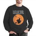 Let's Eat Kids Punctuation Saves Live Witch Grammar Teacher Men Graphic Sweatshirt, funny gift Let's Eat Kids Punctuation Saves Live Witch Grammar Teacher Men Graphic Sweatshirt, funny gift