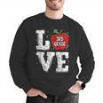 LOVE Apple 3rd Grade Teacher Student School Men Graphic Sweatshirt, funny gift LOVE Apple 3rd Grade Teacher Student School Men Graphic Sweatshirt, funny gift