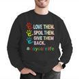 Love Daycare Provider Childcare Teacher Tie Dye Men Graphic Sweatshirt, funny gift