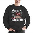 I Love Math Cats And Coffee Heart Mathematics Teacher Men Graphic Sweatshirt, funny gift I Love Math Cats And Coffee Heart Mathematics Teacher Men Graphic Sweatshirt, funny gift