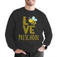 Love Preschool Back To School Yellow Bee Preschool Teacher For Men Women Girls Kids Men Graphic Sweatshirt, funny gift