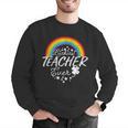 Luckiest Teacher Ever Rainbow- St Patricks Day Teacher Men Graphic Sweatshirt, funny gift