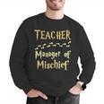 Magical Teacher Manager Of Mischief Birthday Family Party Men Graphic Sweatshirt, funny gift Magical Teacher Manager Of Mischief Birthday Family Party Men Graphic Sweatshirt, funny gift