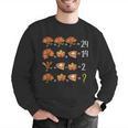 Math Number Thanksgiving Count Answer Pie Turkey Teacher Men Graphic Sweatshirt, funny gift Math Number Thanksgiving Count Answer Pie Turkey Teacher Men Graphic Sweatshirt, funny gift