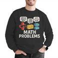 Math Problems Symbols Teacher Back To School Girl Boy Men Graphic Sweatshirt, funny gift Math Problems Symbols Teacher Back To School Girl Boy Men Graphic Sweatshirt, funny gift
