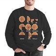 Maths Day Costume Idea Kids Teachers Pizza Slice Fraction Men Graphic Sweatshirt, funny gift