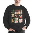 Merry And Bright Christmas Gingerbread Santa Book Teacher Men Graphic Sweatshirt, funny gift Merry And Bright Christmas Gingerbread Santa Book Teacher Men Graphic Sweatshirt, funny gift