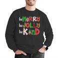 Be Merry Be Jolly Be Kind Merry Christmas Teacher Xmas Pjs Men Graphic Sweatshirt, funny gift Be Merry Be Jolly Be Kind Merry Christmas Teacher Xmas Pjs Men Graphic Sweatshirt, funny gift