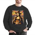 Mona Lisa Pumpkin Halloween Art Teacher Witchy Women Kids Men Graphic Sweatshirt, funny gift Mona Lisa Pumpkin Halloween Art Teacher Witchy Women Kids Men Graphic Sweatshirt, funny gift