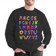 Monster ABC Cute Alphabet Halloween Teacher Costume Kids Men Graphic Sweatshirt, funny gift Monster ABC Cute Alphabet Halloween Teacher Costume Kids Men Graphic Sweatshirt, funny gift