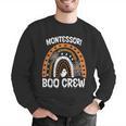 Montessori Teacher Halloween Boo Rainbow Leopard Halloween Men Graphic Sweatshirt, funny gift Montessori Teacher Halloween Boo Rainbow Leopard Halloween Men Graphic Sweatshirt, funny gift
