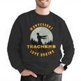 Montessori Teachers Love Brains Halloween Novelty Men Women Men Graphic Sweatshirt, funny gift