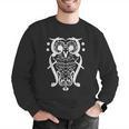 Music Note Owl Shirt Musicians Teacher Birthday Bird Men Graphic Sweatshirt, funny gift
