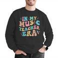 In My Music Teacher Era Back To School Squad Music Teacher Men Graphic Sweatshirt, funny gift
