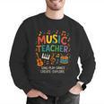 Music Teacher Music Sing Play Dance Choir Piano Men Graphic Sweatshirt, funny gift Music Teacher Music Sing Play Dance Choir Piano Men Graphic Sweatshirt, funny gift