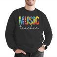 Music Teacher Tie Dye Appreciation Day Hello Back To School Men Women Men Graphic Sweatshirt, funny gift Music Teacher Tie Dye Appreciation Day Hello Back To School Men Women Men Graphic Sweatshirt, funny gift