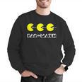 Nerdy Pac-Math Nom Retro Game Precalculus Math Teacher Men Graphic Sweatshirt, funny gift Nerdy Pac-Math Nom Retro Game Precalculus Math Teacher Men Graphic Sweatshirt, funny gift