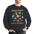 Neurodiversity Is Out Of This World Space Autism Teacher Men Graphic Sweatshirt, funny gift