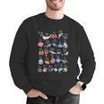 Ocean Animals Alphabet Cute Sea Life ABC Marine Kids Teacher Men Graphic Sweatshirt, funny gift