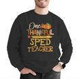 One Thankful Sped Teacher Cute Thanksgiving Women Men Graphic Sweatshirt, funny gift One Thankful Sped Teacher Cute Thanksgiving Women Men Graphic Sweatshirt, funny gift