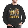 One Thankful Substitute Teacher Turkey Leopard Thanksgiving For Men Women Men Graphic Sweatshirt, funny gift One Thankful Substitute Teacher Turkey Leopard Thanksgiving For Men Women Men Graphic Sweatshirt, funny gift