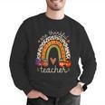 One Thankful Teacher Thanksgiving Turkey Rainbow Fall Men Graphic Sweatshirt, funny gift One Thankful Teacher Thanksgiving Turkey Rainbow Fall Men Graphic Sweatshirt, funny gift