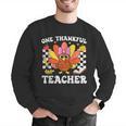 One Thankful Teacher Turkey Thanksgiving Teaching Men Graphic Sweatshirt, funny gift One Thankful Teacher Turkey Thanksgiving Teaching Men Graphic Sweatshirt, funny gift