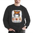 One Thankful Teacher's Aide Messy Bun Thanksgiving Fall Men Graphic Sweatshirt, funny gift One Thankful Teacher's Aide Messy Bun Thanksgiving Fall Men Graphic Sweatshirt, funny gift