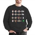 Order Of Operations Quiz Christmas Math Teacher Xmas Math Men Graphic Sweatshirt, funny gift
