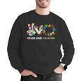 Peace Love Inclusion Sped Squad Special-Ed Teacher Daycare Men Graphic Sweatshirt, funny gift