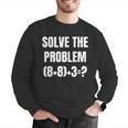 PEMDAS Math Problem 67 Meme Elementary Teacher Joke Men Graphic Sweatshirt, funny gift