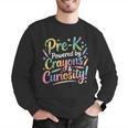 Pre-K Crayons & Curiosity Preschool Teachers Life Tie Dye Men Graphic Sweatshirt, funny gift Pre-K Crayons & Curiosity Preschool Teachers Life Tie Dye Men Graphic Sweatshirt, funny gift