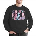 In My Pre K Era Groovy Back To School First Day Teacher Kids Men Graphic Sweatshirt, Groovy Teacher Sweatshirts, funny gift