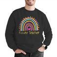 Pre-K Preschool Kindergarten Future Teacher Rainbow Men Graphic Sweatshirt, Future Teacher Sweatshirts, funny gift Pre-K Preschool Kindergarten Future Teacher Rainbow Men Graphic Sweatshirt, Future Teacher Sweatshirts, funny gift