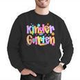 Preppy Kindergarten First Day Of School Teachers Girls Boys Men Graphic Sweatshirt, funny gift Preppy Kindergarten First Day Of School Teachers Girls Boys Men Graphic Sweatshirt, funny gift