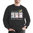 Preppy Silly Teacher Goose Build Character Back To School Men Graphic Sweatshirt, funny gift Preppy Silly Teacher Goose Build Character Back To School Men Graphic Sweatshirt, funny gift