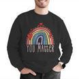 Pretty YOU MATTER Rainbow Positive Message Teachers Kids Men Graphic Sweatshirt, funny gift Pretty YOU MATTER Rainbow Positive Message Teachers Kids Men Graphic Sweatshirt, funny gift