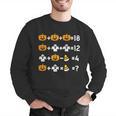 Pumpkin Ghost Equation Math Teacher Halloween Costume Men Graphic Sweatshirt, funny gift