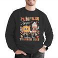 Pumpkin Spice Makes Teacher Nice Retro Fall Spooky Season Men Graphic Sweatshirt, funny gift Pumpkin Spice Makes Teacher Nice Retro Fall Spooky Season Men Graphic Sweatshirt, funny gift