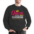 Queen Of The Classroom Teacher Men Graphic Sweatshirt, funny gift Queen Of The Classroom Teacher Men Graphic Sweatshirt, funny gift