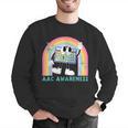 Rainbow AAC Awareness Month SPED Teacher SLP Communication Men Graphic Sweatshirt, funny gift Rainbow AAC Awareness Month SPED Teacher SLP Communication Men Graphic Sweatshirt, funny gift