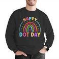 Rainbow Happy Dot Day Shirts Teacher Kids September 15th Men Graphic Sweatshirt, funny gift Rainbow Happy Dot Day Shirts Teacher Kids September 15th Men Graphic Sweatshirt, funny gift