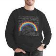Rainbow Math Equation Teacher Nerd Retro LGBT Gay Pride Flag Men Graphic Sweatshirt, funny gift