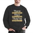 There Their They'Re T Shirt English Grammar Teacher For Men Women Men Graphic Sweatshirt, English Teacher Sweatshirts, funny gift