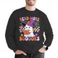 Read More Books Ghost Reading Book Teacher Halloween Men Graphic Sweatshirt, funny gift Read More Books Ghost Reading Book Teacher Halloween Men Graphic Sweatshirt, funny gift