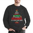 Reading Teacher Christmas Shirt Elf Christmas Cheer For Men Women Men Graphic Sweatshirt, funny gift