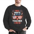 Red & Blue Teacher Crew Shirt 4th Of July Sunglasses Men Graphic Sweatshirt, funny gift Red & Blue Teacher Crew Shirt 4th Of July Sunglasses Men Graphic Sweatshirt, funny gift