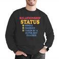 Relationship Status Single Married Hot Teacher Men Graphic Sweatshirt, funny gift Relationship Status Single Married Hot Teacher Men Graphic Sweatshirt, funny gift
