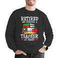 Retired But Forever a Teacher At Heart Teacher Retirement Men Graphic Sweatshirt, funny gift Retired But Forever a Teacher At Heart Teacher Retirement Men Graphic Sweatshirt, funny gift