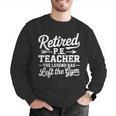 Retired PE Teacher Legend Left The Gym Physical Education Men Graphic Sweatshirt, Pe Teacher Sweatshirts, funny gift Retired PE Teacher Legend Left The Gym Physical Education Men Graphic Sweatshirt, Pe Teacher Sweatshirts, funny gift